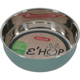 Miska nerez EHOP hlodavec 200ml zelená Zolux