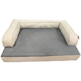 Pelech matrace Gudy 80x60x20cm, šedo/béžová