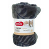 Pelech deka COCOON 200x150cm antracit se vzorem Zolux