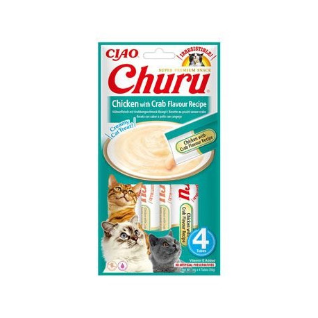 Churu Cat Chicken with Crab Flavour Recipe 4x14g