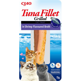 Churu Cat Tuna Fillet in Shrimp Flavoured Broth 15g
