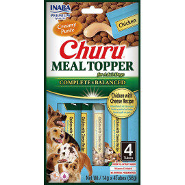 Churu Dog Meal Topper Chicken with Cheese Recipe 4x14g