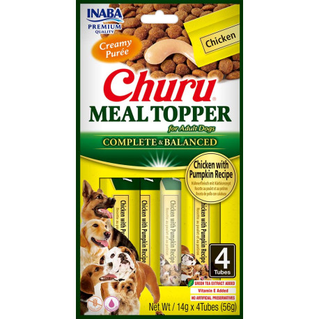 Churu Dog Meal Topper Chicken with Pumpkin Recipe4x14g