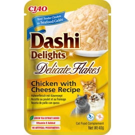Churu Cat Dashi Delights Deli Flakes Chick&Cheese 40g