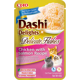 Churu Cat Dashi Delights Deli Flakes Chick&Salmon 40g