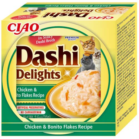 Churu Cat Dashi Delights Chicken&Bonito Flakes 70g
