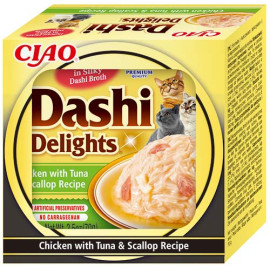 Churu Cat Dashi Delights Chicken with Tuna&Scallop 70g