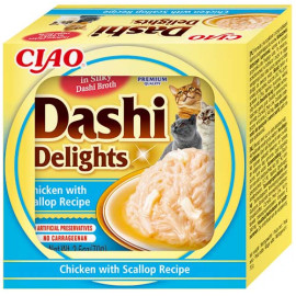 Churu Cat Dashi Delights Chicken with Scallop 70g