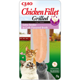 Churu Cat Chicken Fillet Extra in Crab Flav.Broth 25g