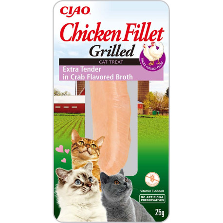 Churu Cat Chicken Fillet Extra in Crab Flav.Broth 25g