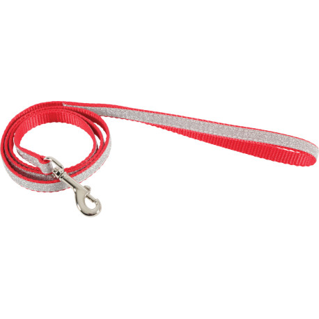 Vodítko kočka SHINY nylon červené 1m Zolux