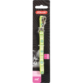 Vodítko kočka ETHNIC nylon zelené 1m Zolux