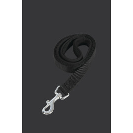Vodítko pes SOFT NYLON černé 25mm/1m Zolux
