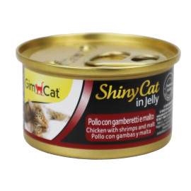 Gimpet kočka konz. ShinyCat kuře+kreveta+maltoza 70g