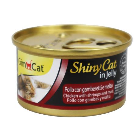 Gimpet kočka konz. ShinyCat kuře+kreveta+maltoza 70g