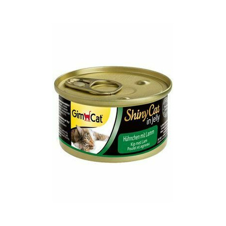 Gimpet kočka konz. ShinyCat kuře s jehněčím 70g
