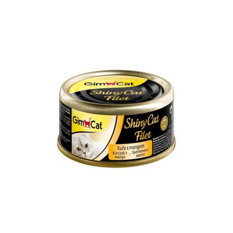 Gimpet kočka konz. ShinyCat filet kuře s mangem 70g