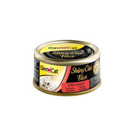 Gimpet kočka konz. ShinyCat filet tuňák s lososem 70g
