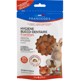 Francodex Pochoutka Dental pro hlodavce a králíky 50g