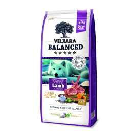 Velxara Balanced FM Dog Adult Monoprot.Lamb&Rice 750g
