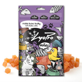 Lyopro mňau poch. sušené Měkké kuřecí kostky 70g