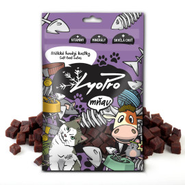 Lyopro mňau poch. sušené Měkké hovězí kostky 70g