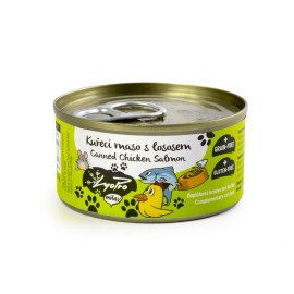 Lyopro CAT konz. Kuřecí maso s lososem 85g