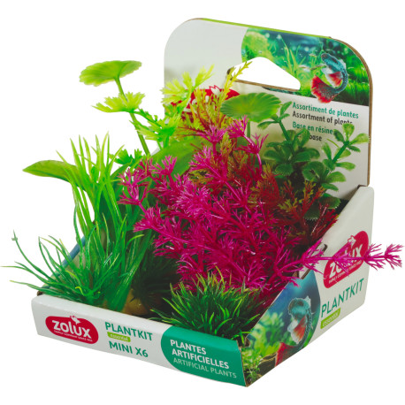 Rostliny akvarijní PLANTKIT 4 sada MINI 6ks Zolux