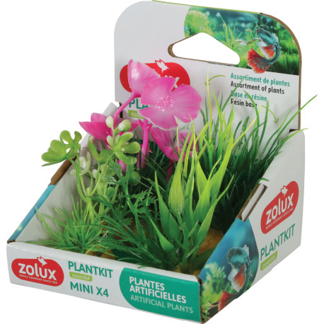 Rostliny akvarijní PLANTKIT 1 sada MINI 4ks Zolux