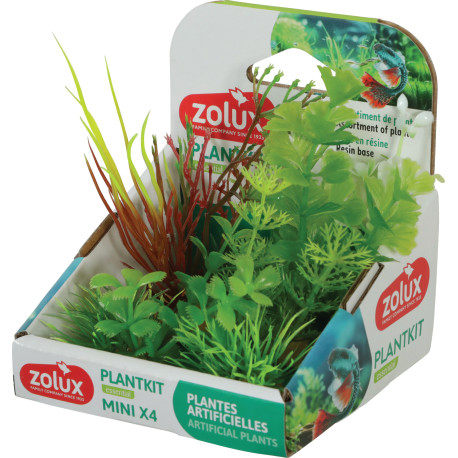 Rostliny akvarijní PLANTKIT 2 sada MINI 4ks Zolux