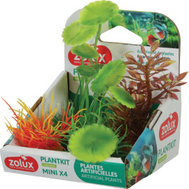 Rostliny akvarijní PLANTKIT 3 sada MINI 4ks Zolux