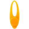 Přívěsek na obojek Dog Fantasy LED silikon oranž 8cm