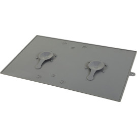 Podložka pro psy SILICONE pod misku s přís. šedá Zolux