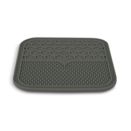 Lízací podložka pro psy SILICONE šedá M Zolux
