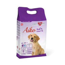 Podložka absorbční pro psy Aiko Soft Care 60x58cm 50ks