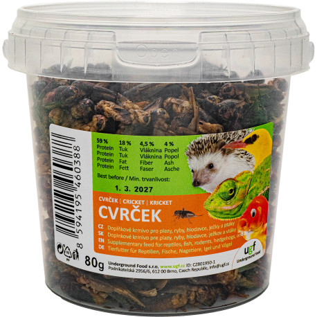 UGF sušený cvrček 500ml 80g