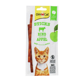 Gimcat Superfood Duo-sticks hovězí a jablko 3ks