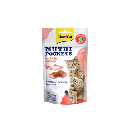 Gimcat Nutri Pockets s lososem 60g