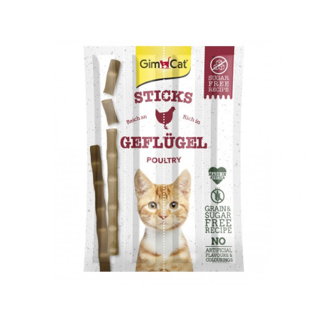 Gimcat Sticks drůbež+játra 4ks
