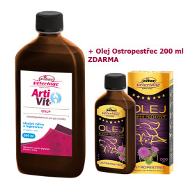 VITAR Veterinae ArtiVit Sirup 500ml+ostrop.olej 200ml