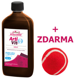 VITAR ArtiVit Sirup 500ml+aportovací míček
