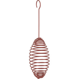 Krmítko venk.SPIRAL na loj.koule kov červená15cm Zolux