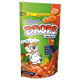 Pochoutka hlodavec Mlsoun mrkvové dropsy 50g