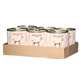 BOHEMIA MASO Kozí ve vlastní šťávě SIX PACK 6x800g
