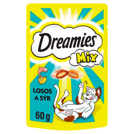 Dreamies kočka pochoutka s lososem a sýrem 60g