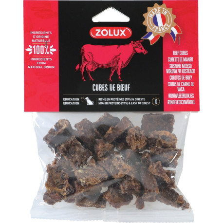 Pochoutka Hovězí kostky 10/20mm 150g Zolux