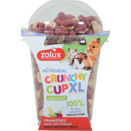 Pochoutka CRUNCHYCUP XL č.řepa/kukuřice 220g Zolux