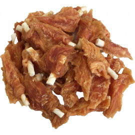 Pochoutka Kuřecí filety na tyčce z buvolí kůže 6cm500g
