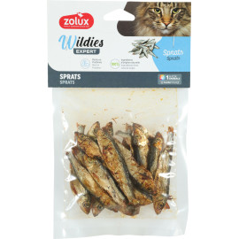 Pochoutka WILDIES šproty celé sušené 50g Zolux