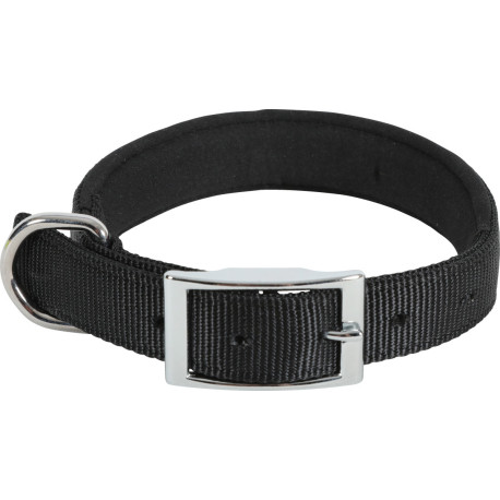 Obojek pes SOFT NYLON černý 25mm/60cm Zolux